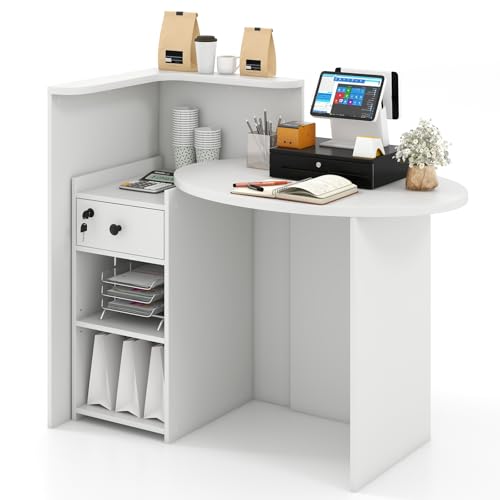 IFANNY L-Shaped Reception Desk