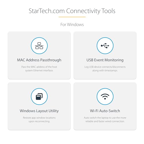 Station d'accueil USB 3.0 StarTech double écran pour supprimer les câbles - 7