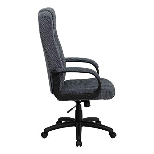 Flash Furniture High Back Gray Fabric Executive Swivel Office Chair With Arms #TOP7