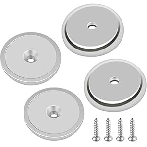 FINDMAG 4 Pcs Magnets, 32 x 5 mm 90 LB Pull Force Strong Magnet, Neodymium Magnets Strong, Round Countersunk Hole Rare…