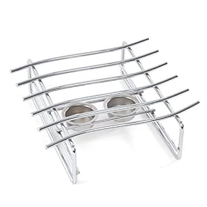 TEAPOT Warmer”STÖVCHEN” | 8.5×8.5×2.7″, Chroomijzer, Zilver Gekleurd | Eten Warmer met Twee theelichthouder