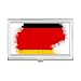 Germany National Flag Map Pattern Business Card Holder Case Pocket Box Wallet