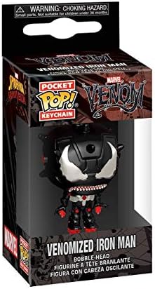 Funko Pop! Keychain: Marvel Venom - Iron Man Funko Pop! Keychain: Marvel Venom - Iron Man | Pop Marvel | 2 Funko Pop! Keychain: Marvel Venom - Iron Man | Pop Marvel