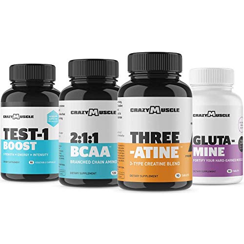 Advanced Bulking Stack (4 Product Bundle) by Crazy Muscle: Sky Rocket Your Muscle