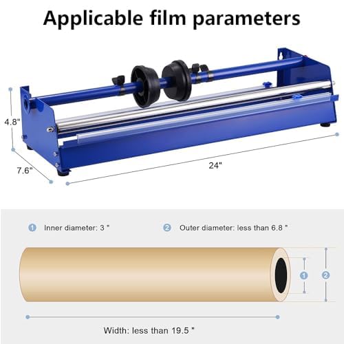 Dispensador Manual de Film Estirable – Herramienta de Envoltura de Palets para Equipos de Empaque Eficientes y Maquinaria de Embalaje con Film
