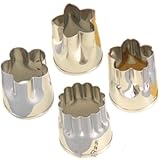 霜鳥製作所 野菜 抜き型 小 4個セット 18-8ステンレス 日本製 134