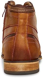 Steve Madden mens Jefries Combat Boot, Dark Tan, 10.5 US | Image 2