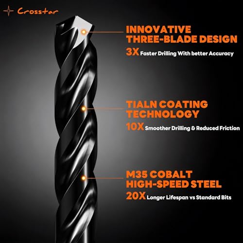 Crosstar M35 Cobalt Drill Bit Set