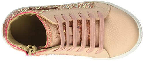 Elephantito Girl's The Rock Star Ankle Boot, Pink Glitter, 4 M Us Big Kid #TOP4