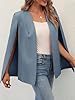 GAMISOTE Womens Cape Blazer Split Sleeve Open Fron... #2
