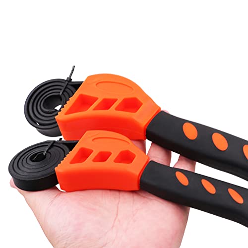 Tiardey 2pcs Rubber Strap Wrench Set, Adjustable Straps Comfort Grip Nylon TPR Handle,Use for Pipe,Oil Filter,Shower Heads - Image 4