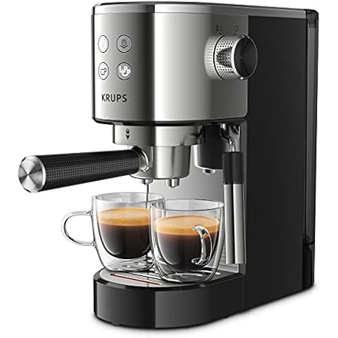 Cafetera espresso Krups Virtuoso XP442C con sistema Thermoblock Cover