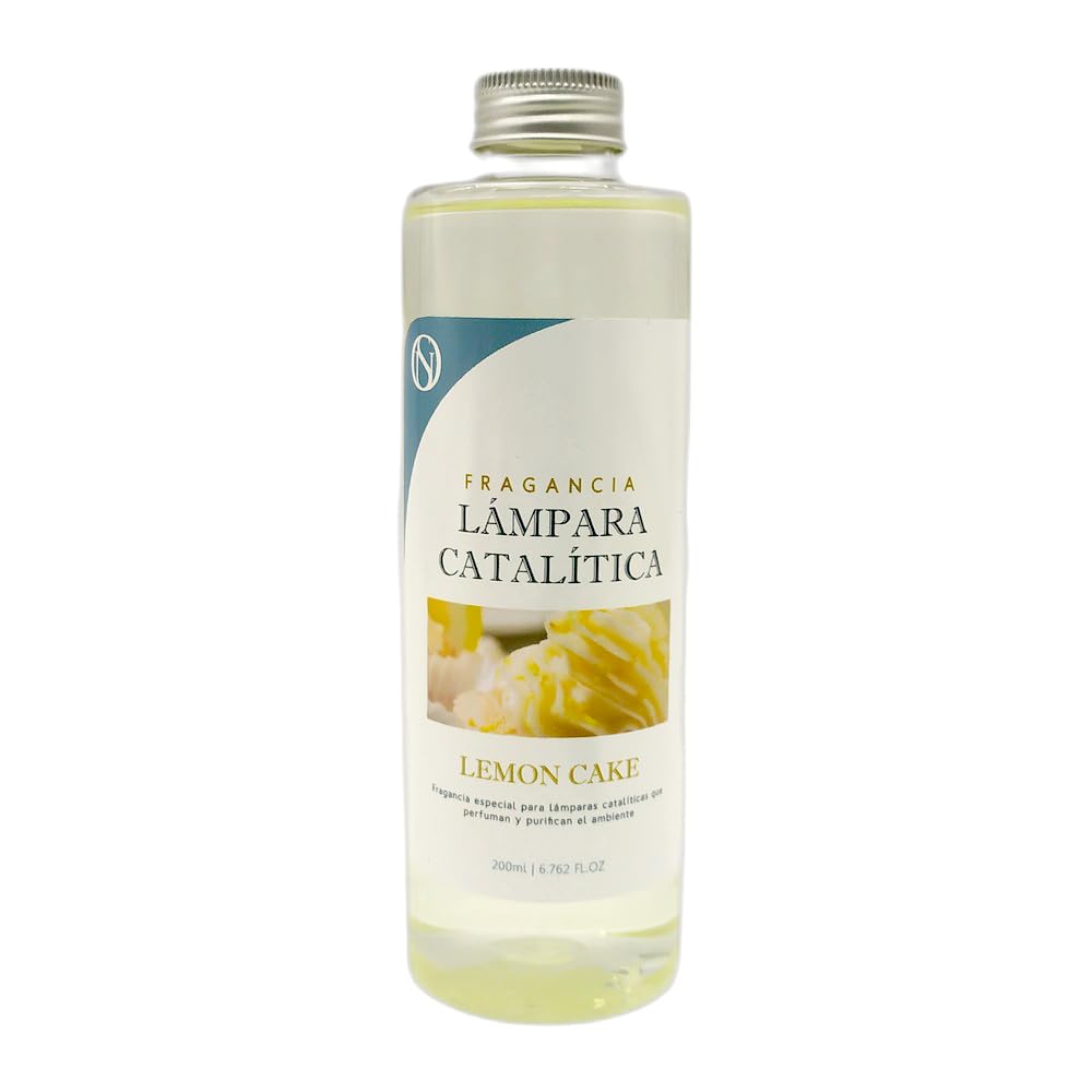 Pack Ahorro Lámpara Catalítica Orange Diamonds + Fragancia Aroma Lemon Cake 500ml. Elimina Malos olores e impurezas, perfuma y Limpia.