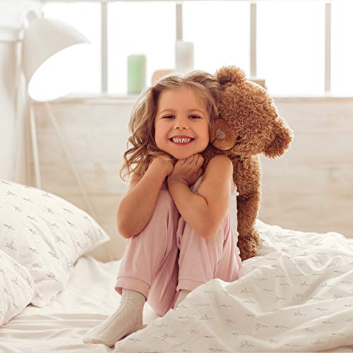 Makemake Organics Organic Duvet Cover Twin / Single (Pack Of 3) Gots Certified Organic Cotton Duvet Set Dreamy Soft Two Sided Breathable Kids Girl Room (Twin, Ballerina & Gray Stripes) #TOP3