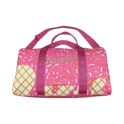 BA0298 Splatter Ice Cream Drip Gem Sports Bag， Travel Bag.