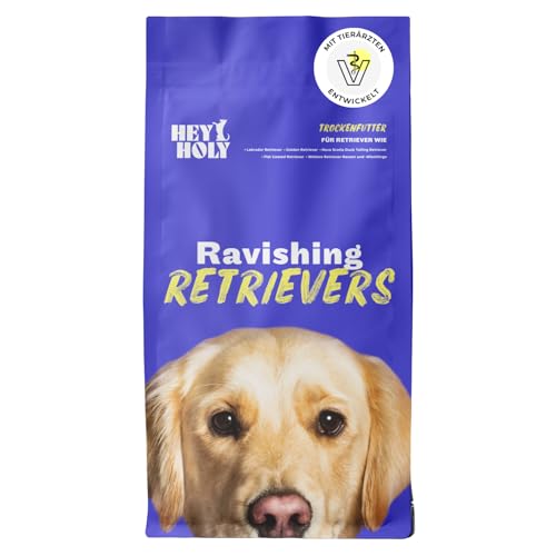 HEY HOLY Premium Trockenfutter für Retriever 100% getreidefrei | 7kg hypoallergenes Hundefutter für ausgewachsene Retriever mit Lamm | Hochverträglich aus natürlichen Zutaten