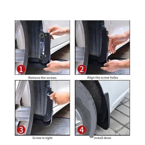 Guardabarros para VW Golf 7 Mk7 que evitan impactos de gravilla 5
