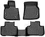 SMARTLINER All Weather Custom Fit Floor Mats 2 Row Liner Set Black for 2018-2022 BMW X3 and X4