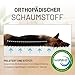 Lumaland orthopädisches Hundebett aus Cord | ergonomisches Hundesofa 90x65 cm - für mittelgroße Hunde | Boden rutschfest | Füllung und Bezug waschbar | Hundekörbchen mit Memory Schaumstoff