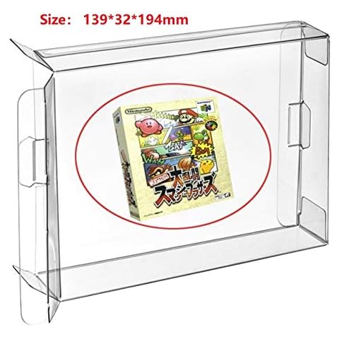 10 Fundas de Cartucho de Juegos RUITROLIKER para N64 Japan Version y Wii U Dual Disc Cover