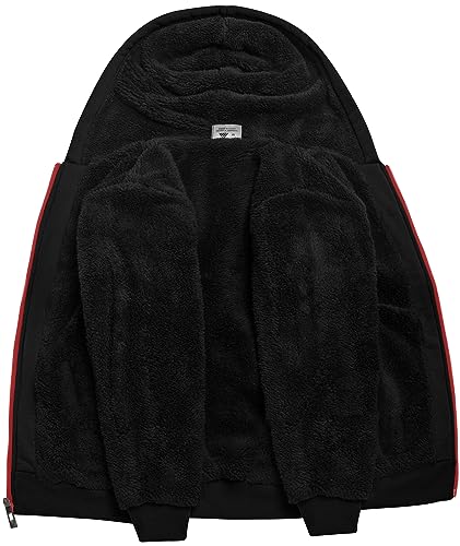 Image of SWISSWELL Boys Fleece Hoodie Kids Hooded Jacket Zip Up Warm Winter Coat