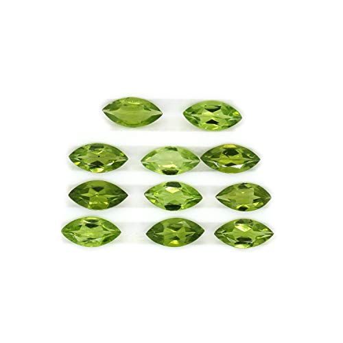 Natural Peridot Aaa Quality 12X6 Mm Marquise Shape Faceted Cut Calibrated Size Loose Gemstone For Ring, Earing, Pendant, Jewelry Making #TOP25