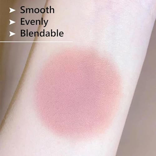 Full Matte Eye Shadows Palette For Women, Long Lasting White Pink Eye Shadow Make-Up Palettes Waterproof Highly Pigmented Blendable Warm Nude Eye Shadow Palette - Image 5