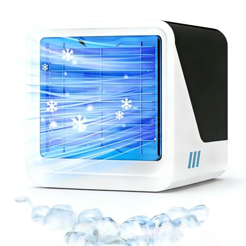 Aire Acondicionado Portátil, Ventilador con Agua