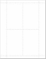 Vista 1 de NextDayLabels - 3" x 5" Index Cards, 4 Cards Per Page of 8-1/2" x 11", Pack of 100 Sheets, Will Work for All Laser and Inkjet Printers