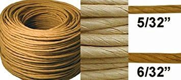 VIRC Fiber Rush KIT 5/32 Kraft Brown with Instruction Booklet