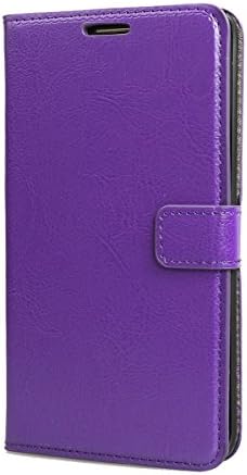 PASONOMI Galaxy Note Edge Case, [Wallet Feature] Premium Wallet Case, PU Leather Flip Cover Built-in Card Slots & Stand for Samsung Galaxy Note Edge (Purple)