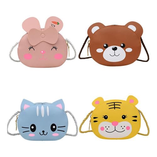Bolsa Infantil Menina Criança Ursinho Bolsinha Feminina (Rosa)