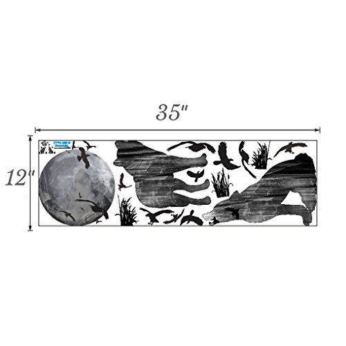 Vinilo decorativo Moon Wolves 33x28 pulgadas miniatura 3