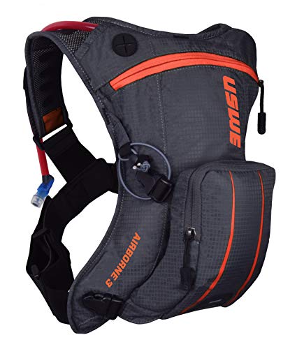 USWE Sports Unisex Airborne 3: Mochila de hidratación con vejiga  Color Gris  litros