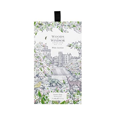 Woods of Windsor White Jasmine Luxury Soap for Women, 2.1 Ounce (W180033-6) Cover