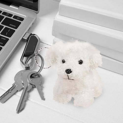 3 Stück Kreative Cartoon-Anhänger, süße Plüsch-Welpenanhänger, Kinderspielzeug, Dekorative Anhänger