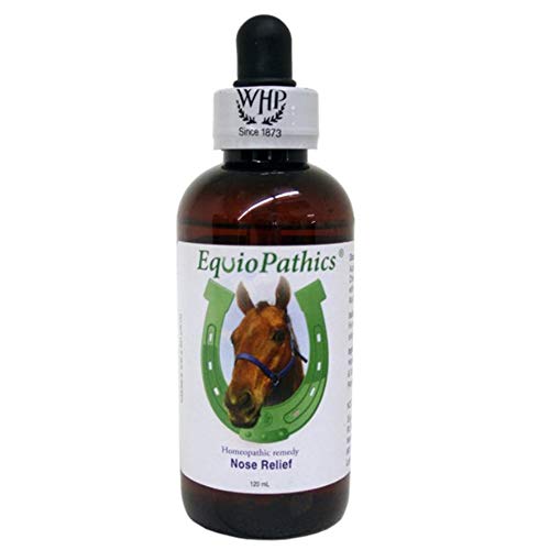 HomeoVet EquioPathics Nose Relief Drops, Natural Respiratory Medicine for Large Animals, 120 Milliliters