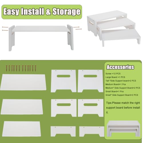 50% OFF Soporte de Madera 3 Niveles MRPAPA para Cupcakes y Exhibición