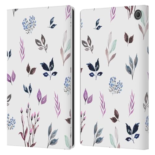Housse Fire Max 11 motif feuilles bleues pour lire au parc en toute sécurité
