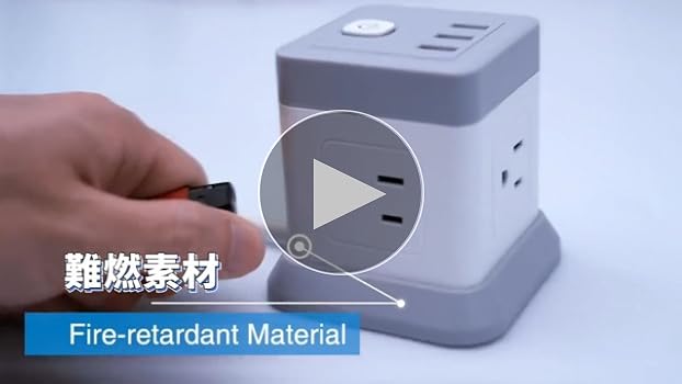 Amazon.co.jp: BEVA 延長コード USB電源タップ 低重心キューブ型