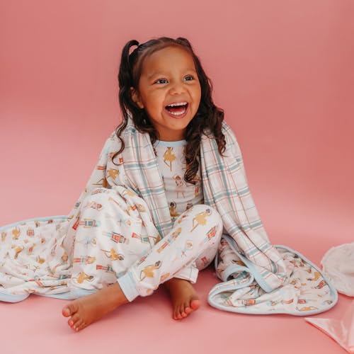 Image of Copper Pearl Jumbo 3-Layer Baby Blanket: Soft Baby Quilts for Boys and Girls | Breathable, Cozy, Toddler Blanket | Baby Quilt for Newborns | 46x46 Premium Polyester /Rayon | Juliet