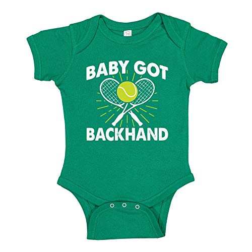 Funny Tennis Baby One Piece Bodysuit Baby Got Backhand Toddler T-Shirt