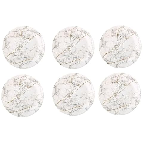 Nobel Gold Marble Effect Dinner Plates Pack Cover