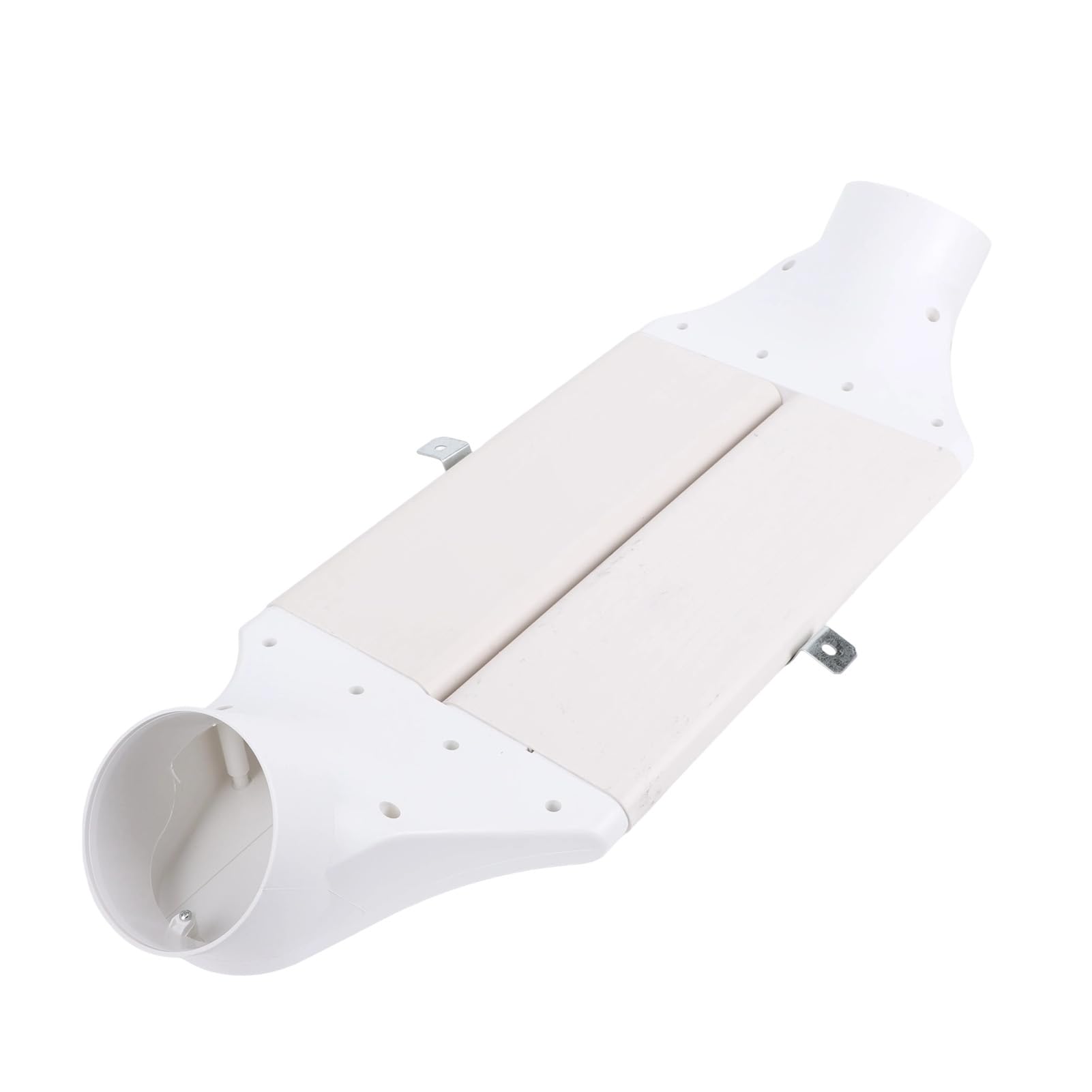 Walfront Luftkanal Übergangsstück ABS Balken für 110mm Schlauch Flachkanal