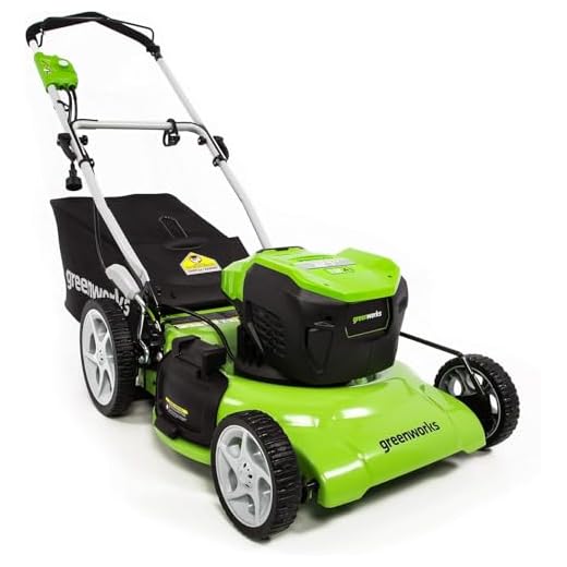 Greenworks 21-Inch 13 Amp Corded Electric Lawn Mower MO13B00