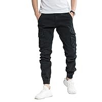 TONY BACKER Pantaloni Casual Uomo Pantaloni Cargo Uomo Pantalone Vintege G6551 (IT)