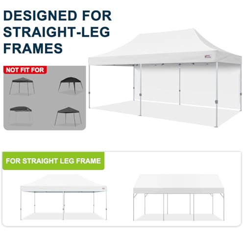 Image of MASTERCANOPY 10x20 Pop Up Canopy Sidewall Only 1-Pack White