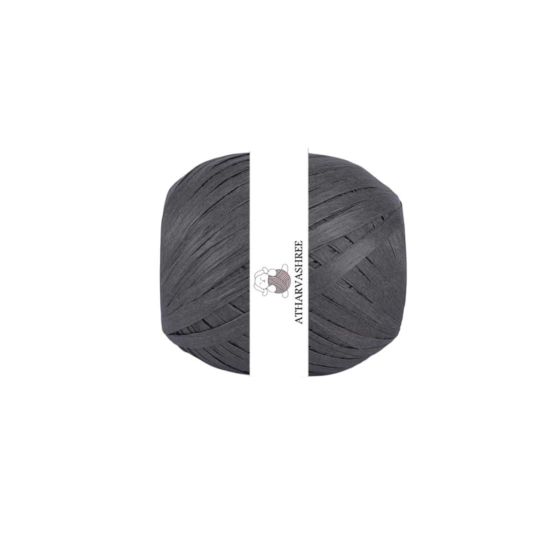 Natural Weave Raffia Yarn Grey (Pack of 1)