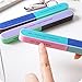 C-LARSS Nail Files and Buffers, Professional All-in-One Shaping 7 Way Nail File, Washable Emery Boards for Nail Care Random Color