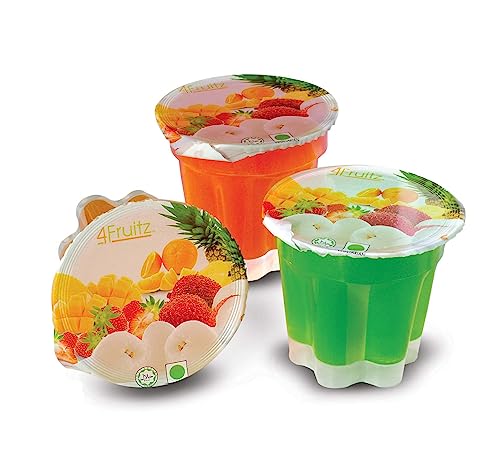 Frix Big Cup Fruit Flavoured Jelly with Nata De Coco - 348 g x Pack of 2